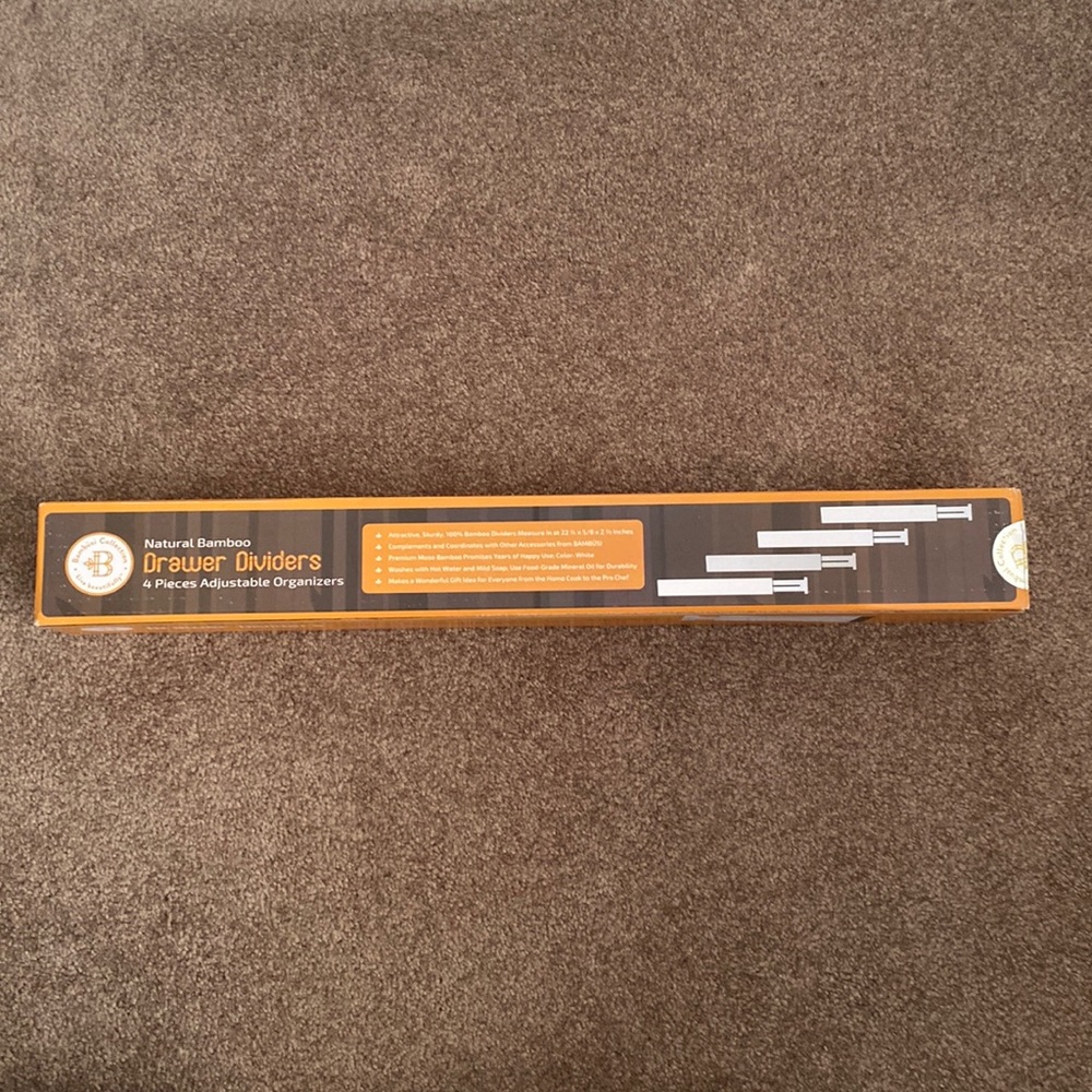 Adjustable Bamboo Drawer Dividers Organizers